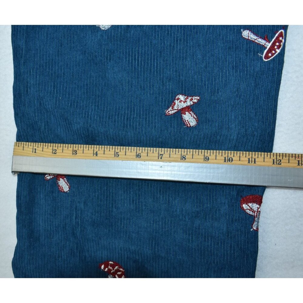 Cider Ditsy Floral Women Pants Size XL Embroidered Corduroy Wide-Leg Trousers - Picture 14 of 15